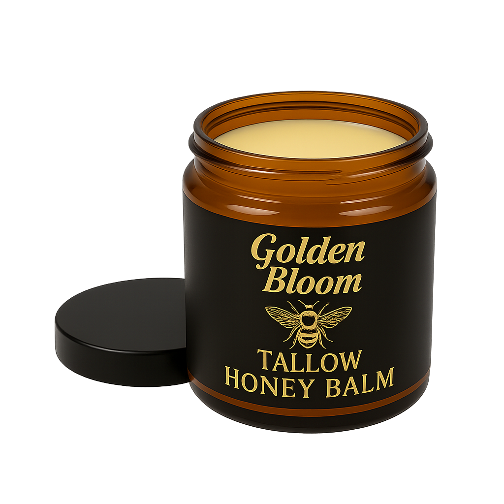 🌿Golden Bloom🌿 - Ancient Recipe Grass-Fed Tallow & Raw Honey Healing Balm🍯