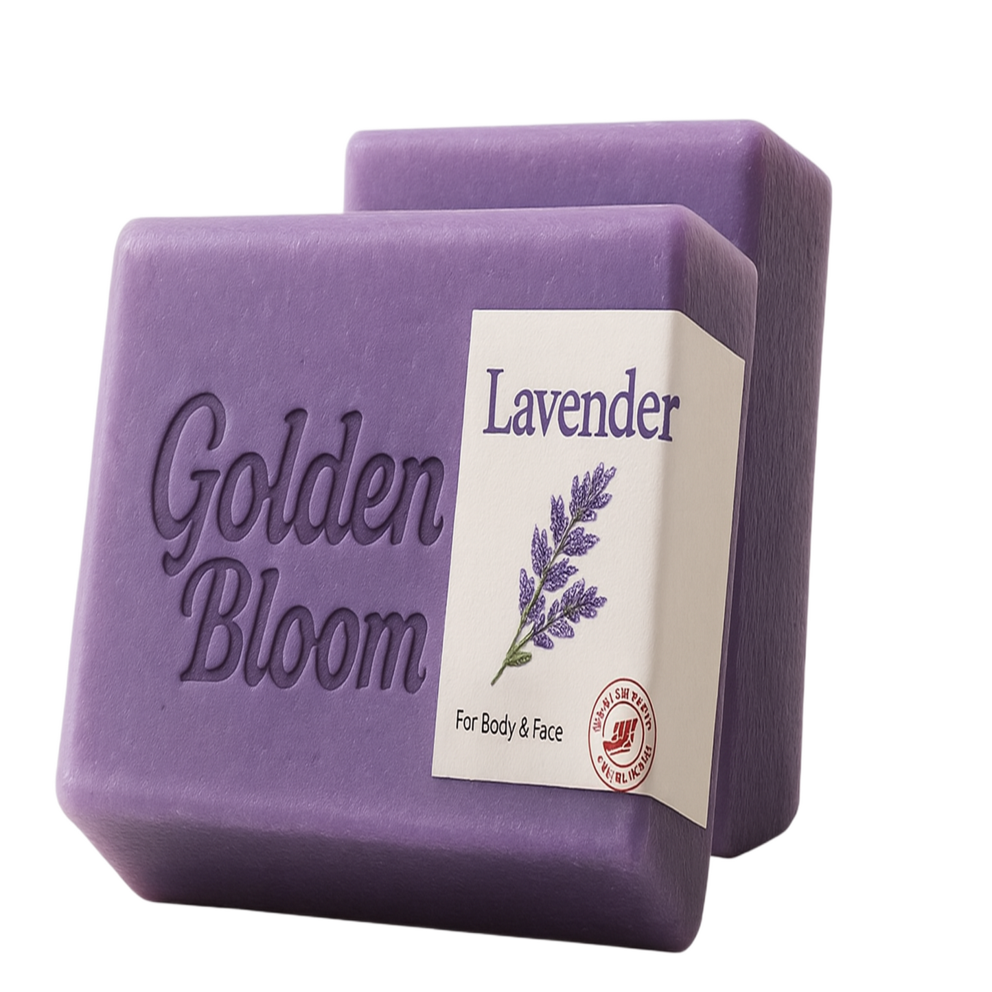 💜Golden Bloom💜 - Soothing Lavender Essential Oil Cleansing Soap Bar🌙