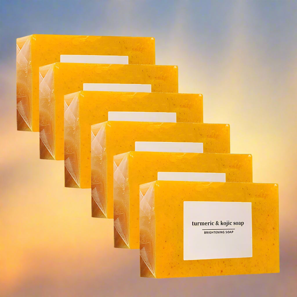 ☀️Golden Bloom☀️ - Brightening Turmeric Kojic Acid Exfoliating Soap Bar✨