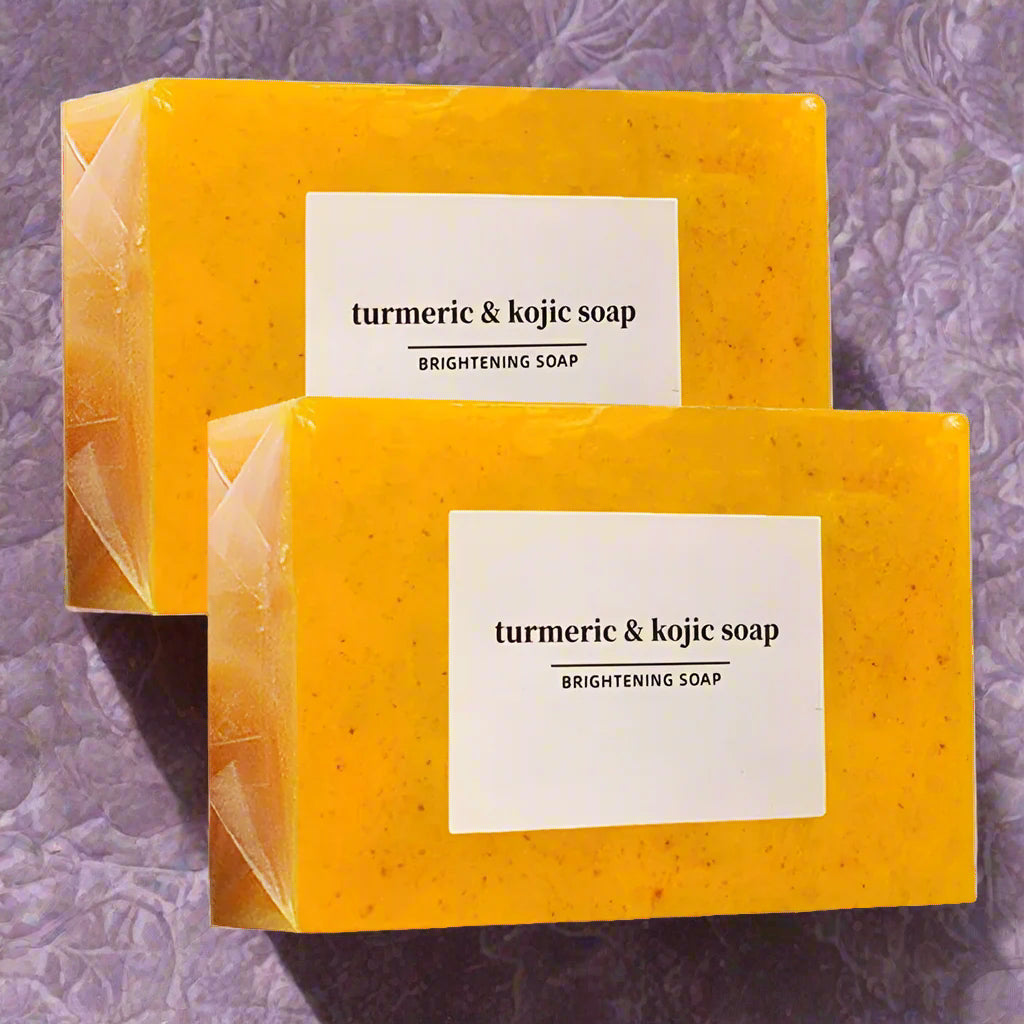 ☀️Golden Bloom☀️ - Brightening Turmeric Kojic Acid Exfoliating Soap Bar✨