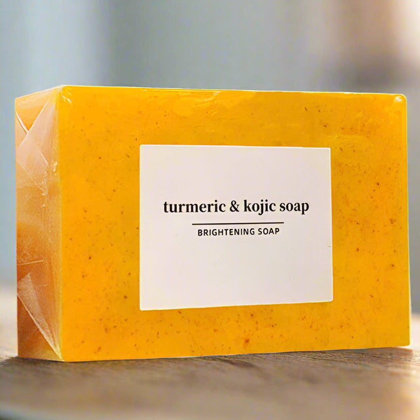 ☀️Golden Bloom☀️ - Brightening Turmeric Kojic Acid Exfoliating Soap Bar✨