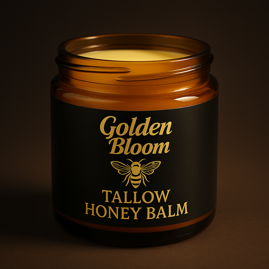 🌿Golden Bloom🌿 - Ancient Recipe Grass-Fed Tallow & Raw Honey Healing Balm🍯