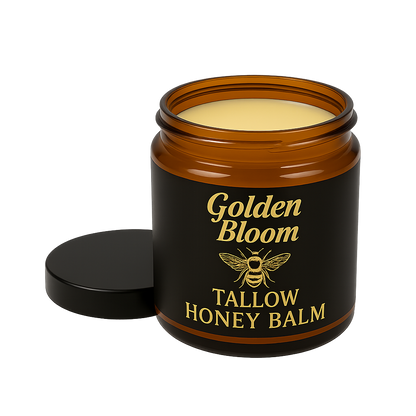 🌿Golden Bloom🌿 - Ancient Recipe Grass-Fed Tallow & Raw Honey Healing Balm🍯