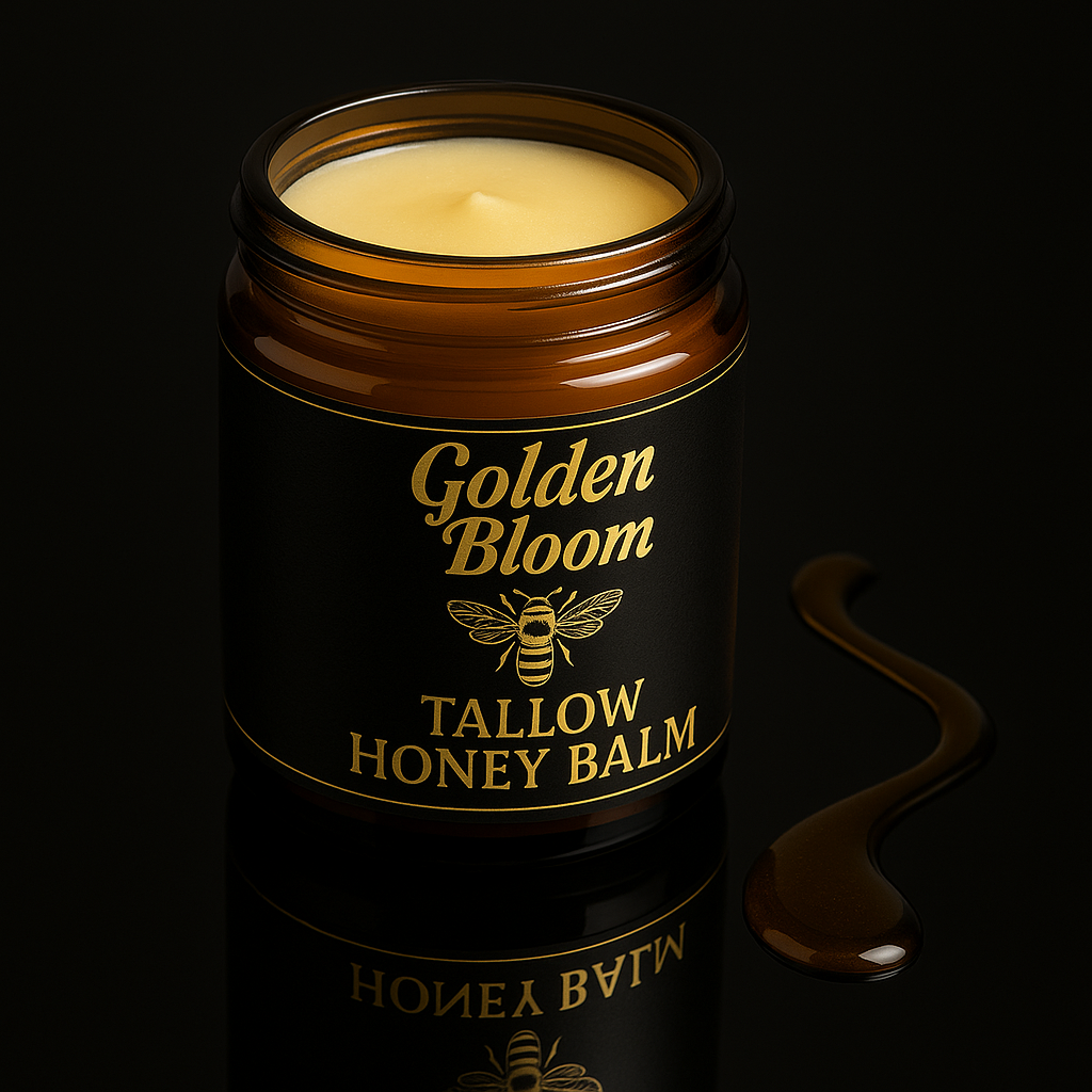 🌿Golden Bloom🌿 - Ancient Recipe Grass-Fed Tallow & Raw Honey Healing Balm🍯