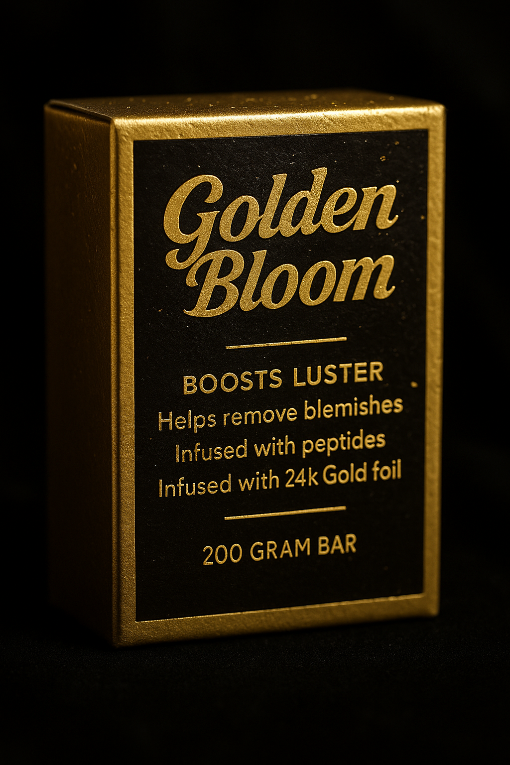 🖤Golden Bloom🖤 - Luxe 24K Gold Foil Whitening & Brightening Soap Bar✨