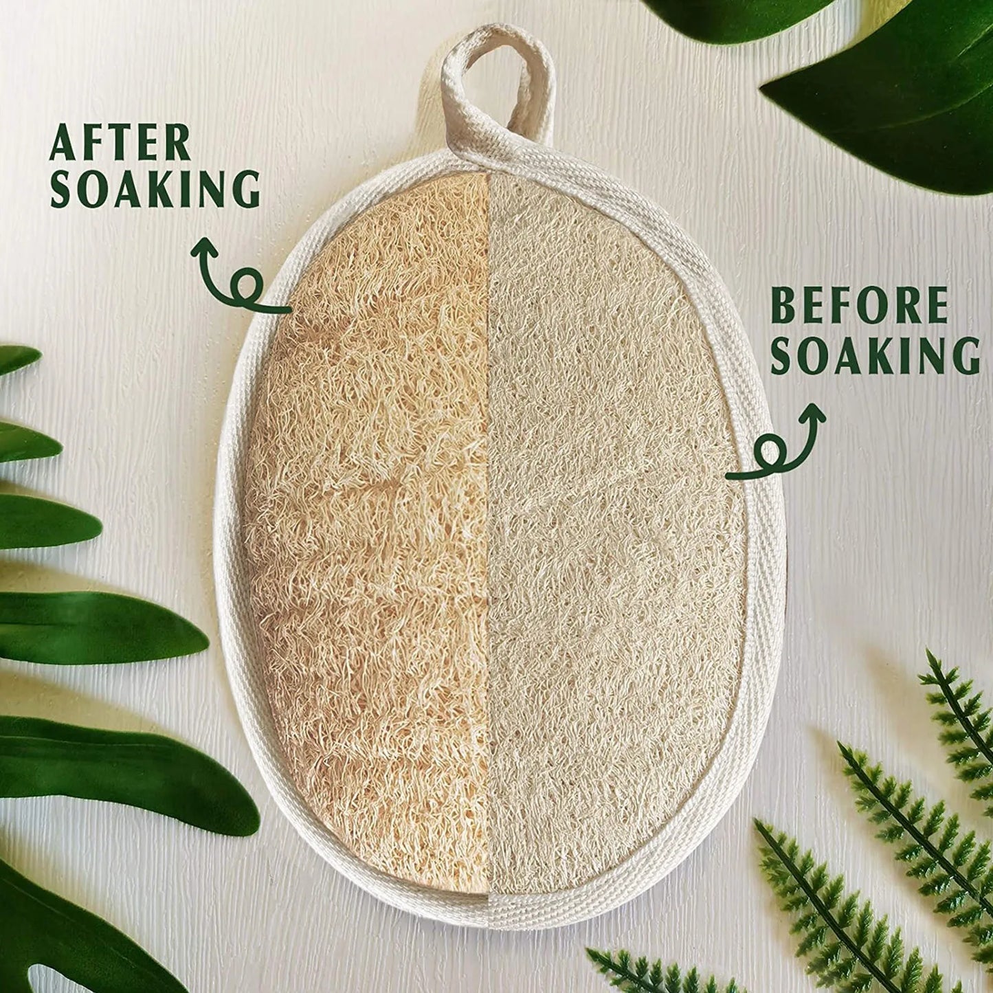 🧽Golden Bloom🧽 - Natural Loofah Exfoliating Face Scrubber🌿